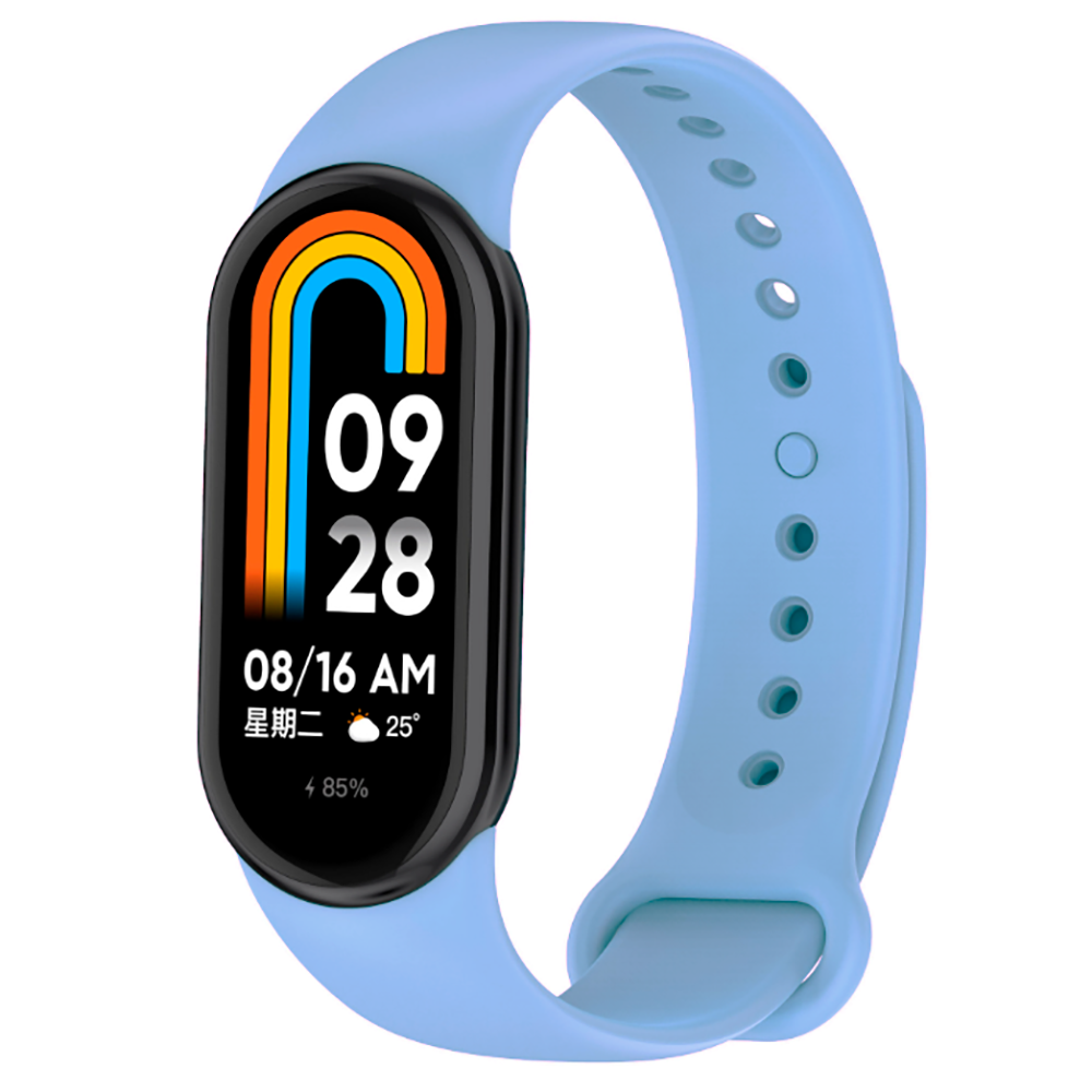 Ремінець Silicone Xiaomi Mi Band 8 Sea Blue