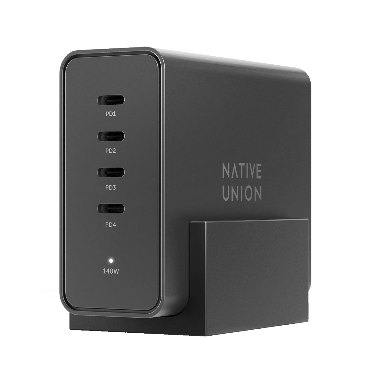 ЗП Native Union Fast GaN Charger PD 140W Desktop USB-C 4-Port Black (FAST-PD140-BLK-EU)