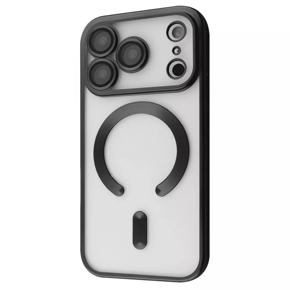 Чохол Metal Matte Case with Magnetic Ring iPhone 17 Pro (чорний титан)