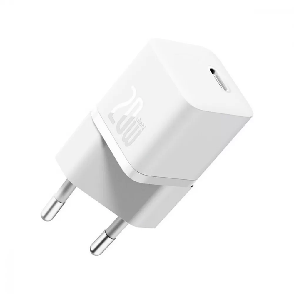 МЗП Baseus GaN5S Fast Charger 20W (1 Type-C) Білий