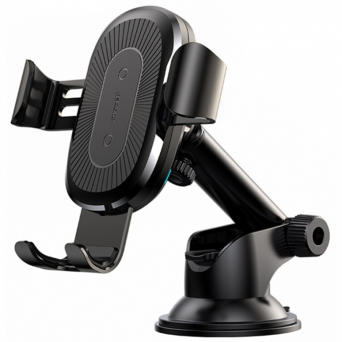 Тримач в машину з Бездротовим ЗП Baseus Gravity Car Mount (Osculum Type)