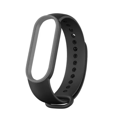 Ремінець Silicone Band 6 (чорний/сірий)