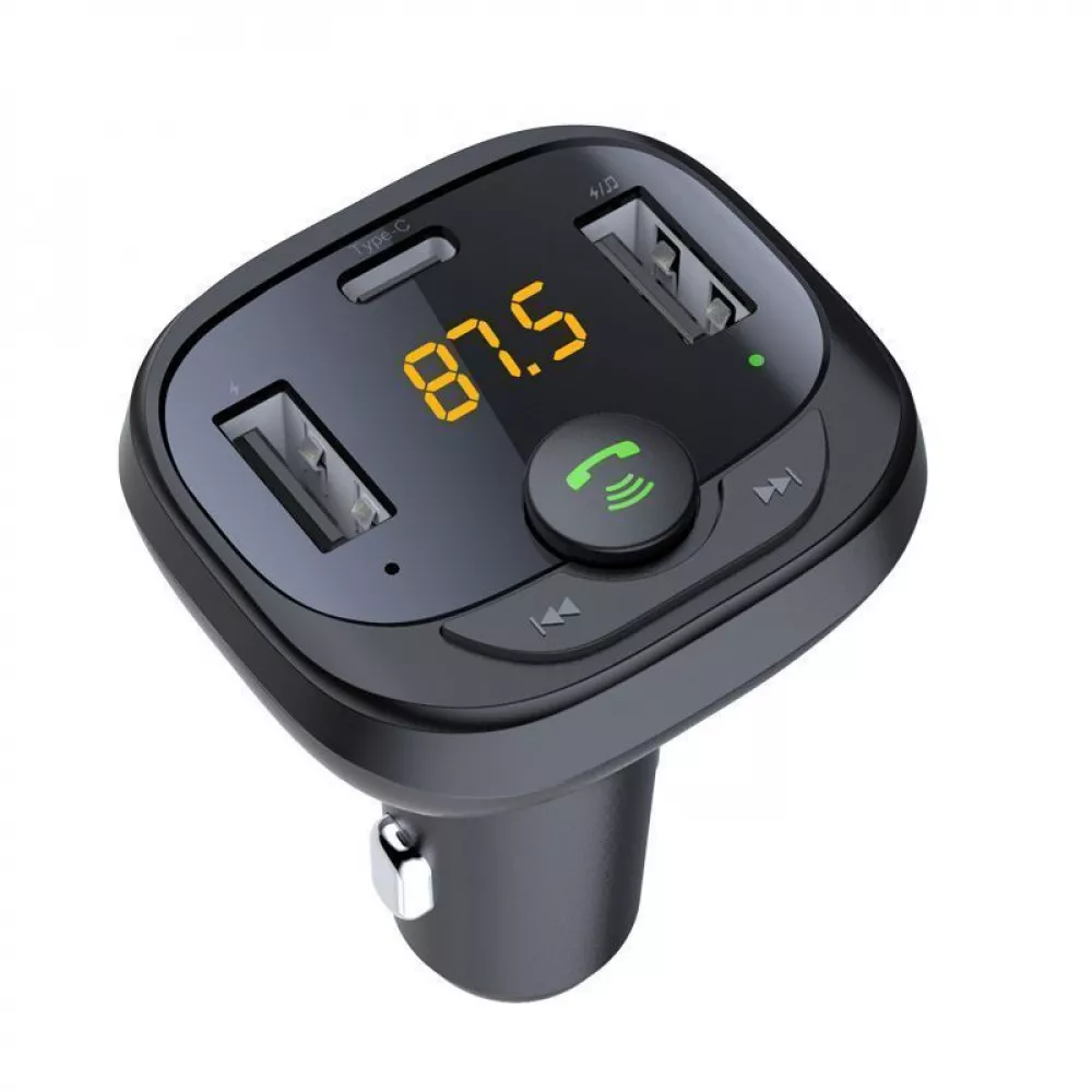 АЗП Proove FM Launcher Singer PD-02 2USB+Type-C (чорний)
