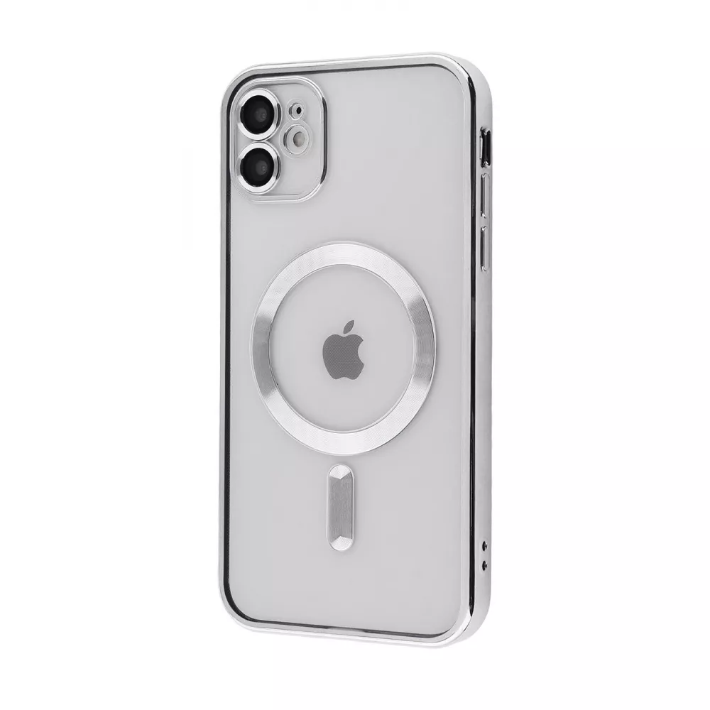 Чохол Metal Matte Case with Magnetic Ring iPhone 11 (срібний)