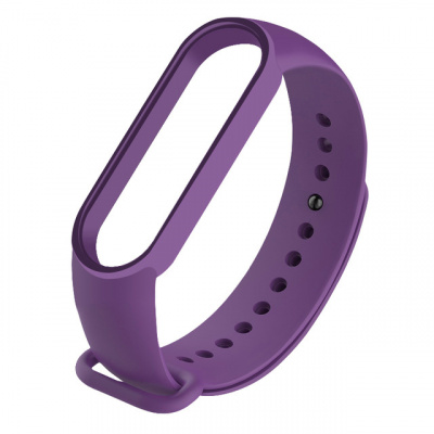 Силіконовий ремінець для Xiaomi Mi Band 5/6 - Purple