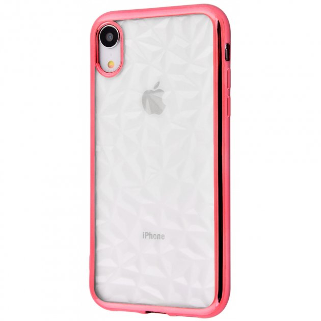 Чохол Металізований + Gelin (TPU) iPhone Xr (рожево золотий)