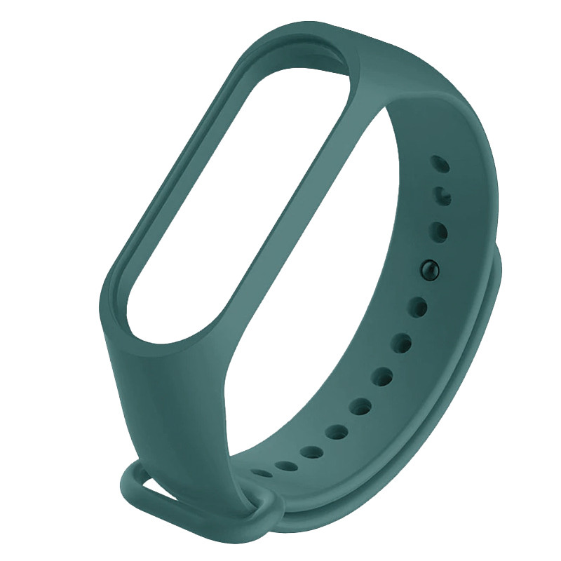 Силіконовий ремінець для Xiaomi Mi Band 3/4 - Зелений/Pine Green