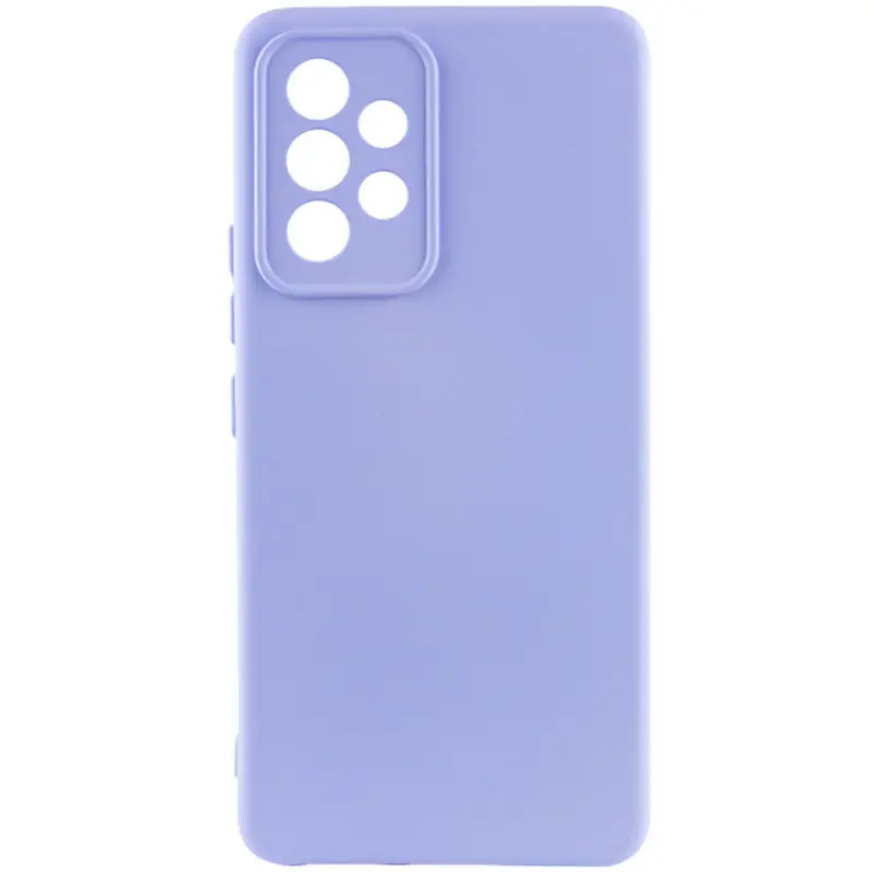 Чохол Silicone Cover Lakshmi Full Camera (AAA) для Samsung Galaxy A53 5G (Бузковий / Dasheen)