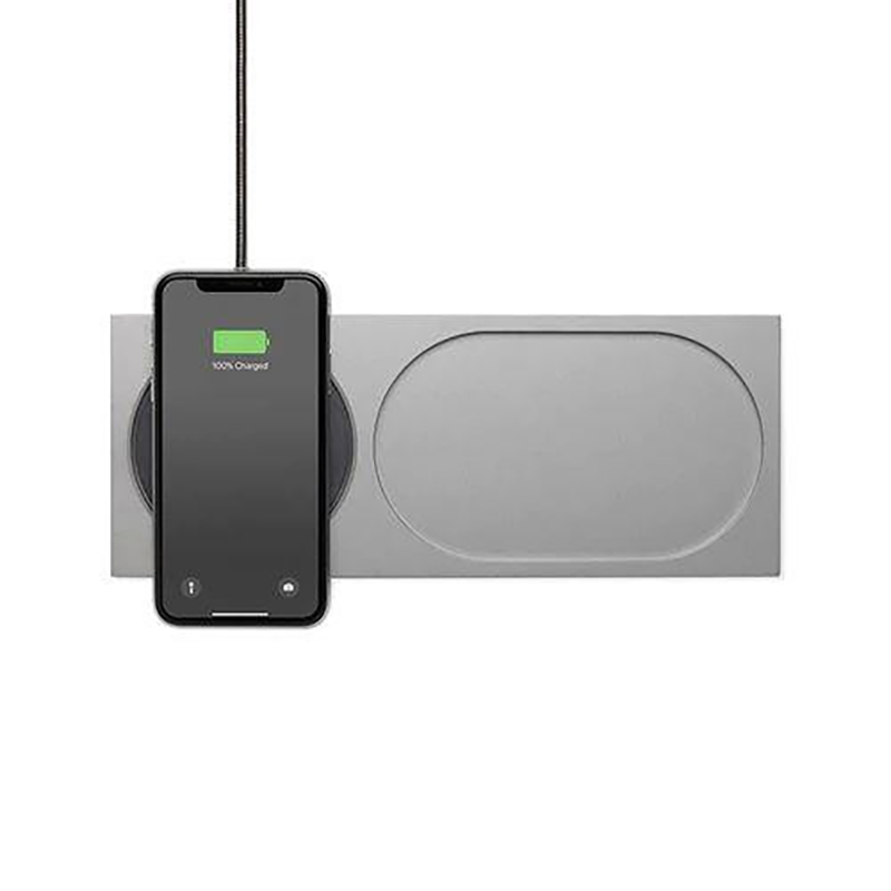 БЗП Native Union Tom Dixon Stash Block Wireless Station Silver (BLOCK-WS-SIL-TD)