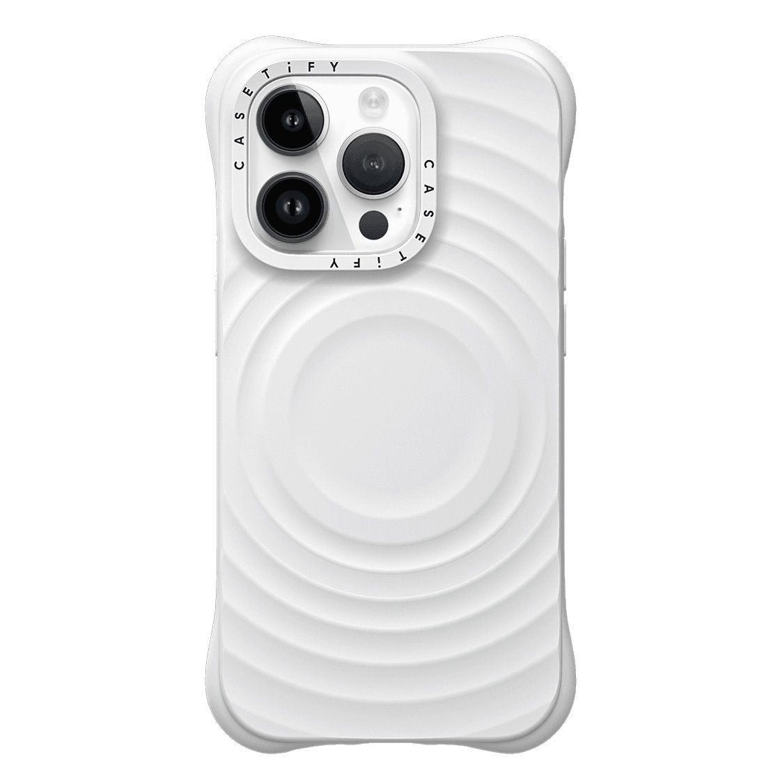 Чохол Casetify Silicone Case with MagSafe for iPhone 14 Pro, White (OEM)