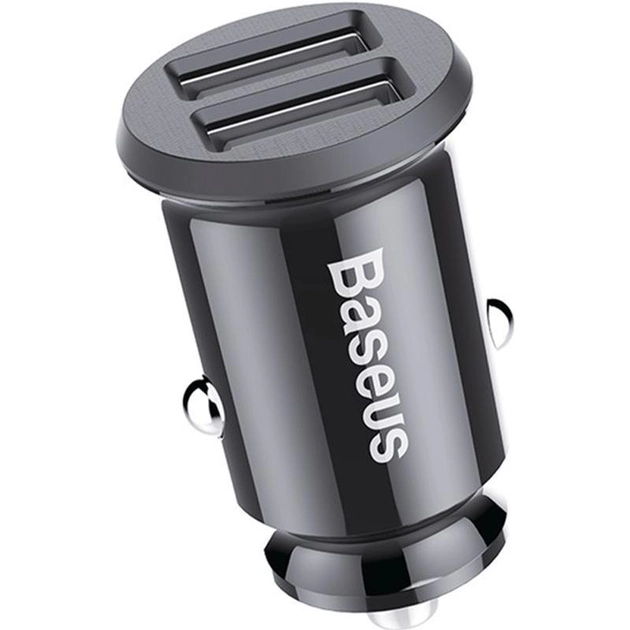 АЗП Baseus Grain 3.1A 2USB (black)