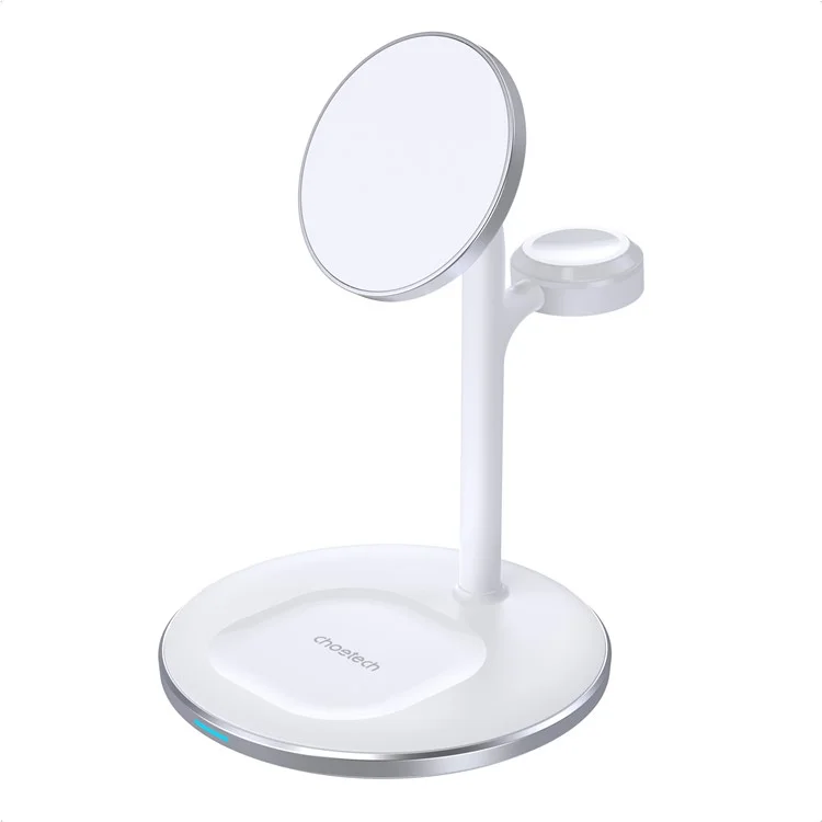БЗП Choetech 3 in 1 Desktop Charger Stand White