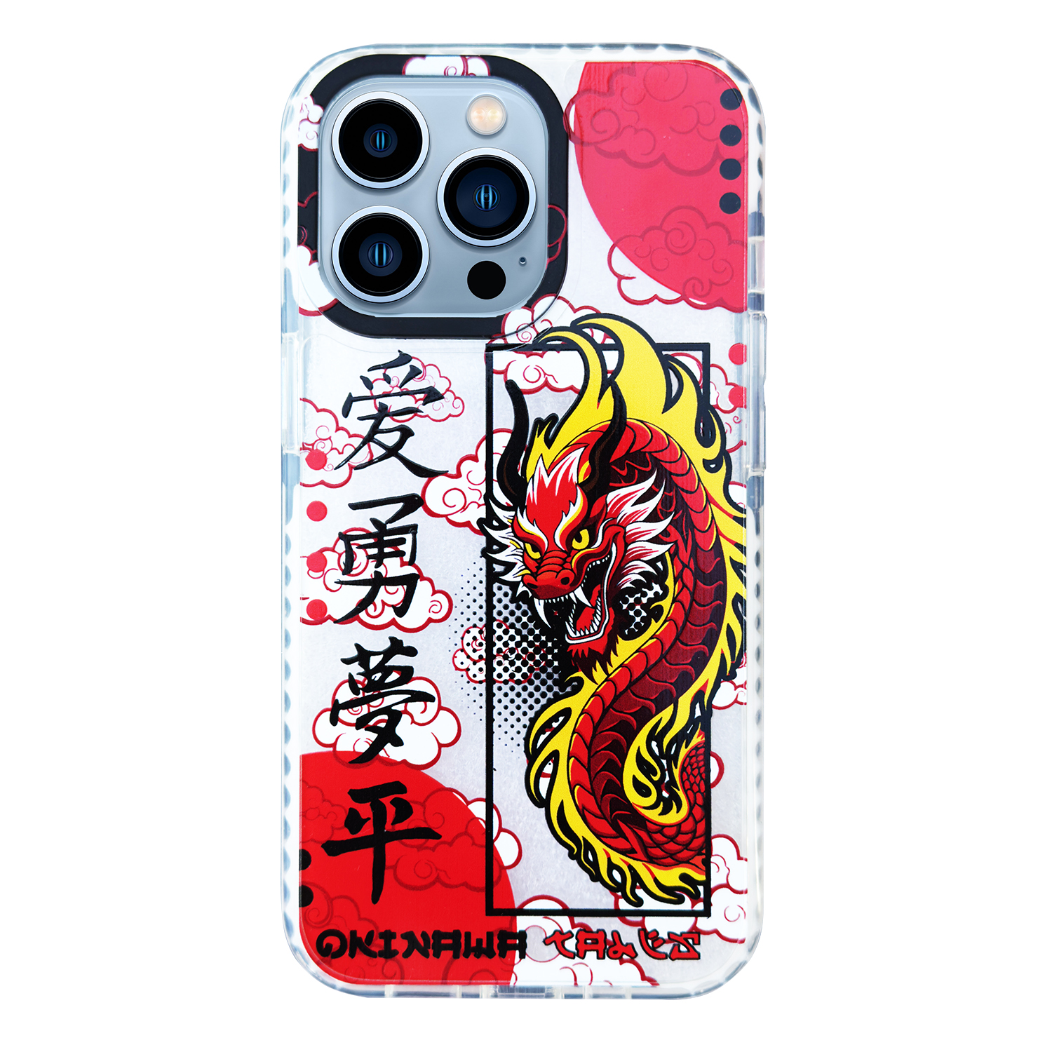 Чохол MaiKai Titan Art Series для iPhone 13 Pro (Red Dragon)