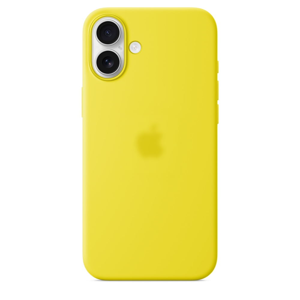 Чохол Silicone case (AAA) full with Magsafe and Animation для Apple iPhone 16 Plus (Star Fruit)