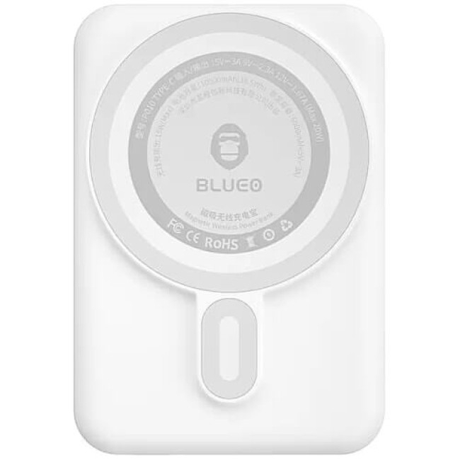 ПБ Blueo Wireless Powebank 10000 mA White