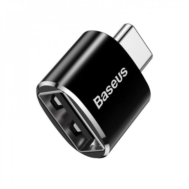 Перехідник OTG Baseus USB to Type-C (чорний)