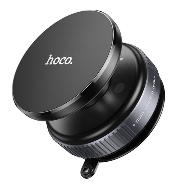 Автотримач HOCO DCA62 Magnetic/Vacuum Black
