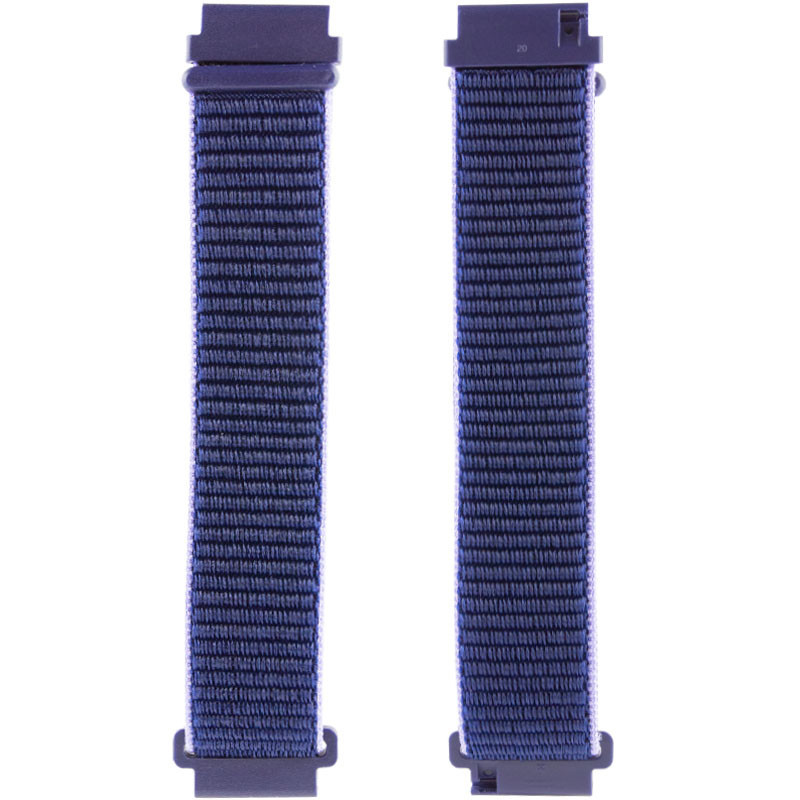 Ремінець Nylon Band для Amazfit/Samsung 20mm - (Темно-синій/Бузковий)