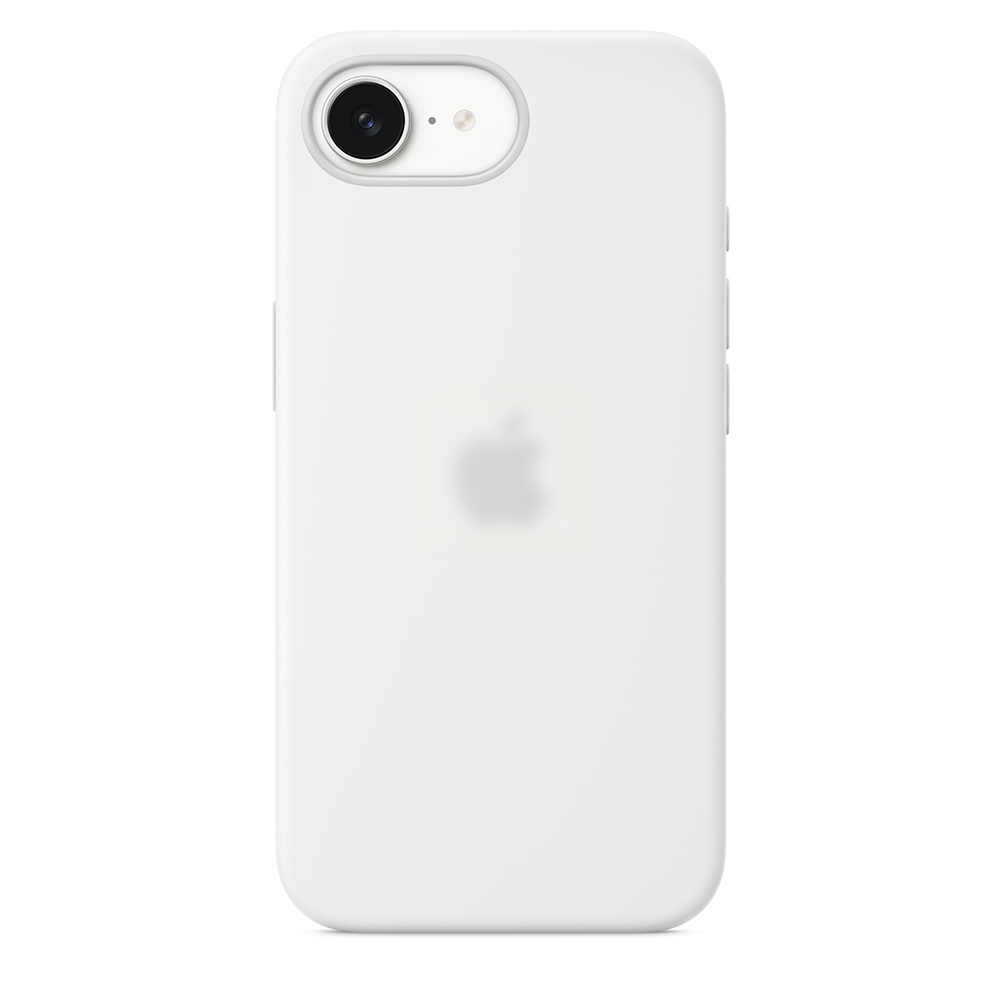 Чохол Silicone Case with Animation & MagSafe iPhone 16e, White (OEM)