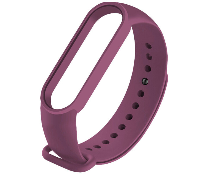 Силіконовий ремінець для Xiaomi Mi Band 3/4 - Фіолетовий/Grape