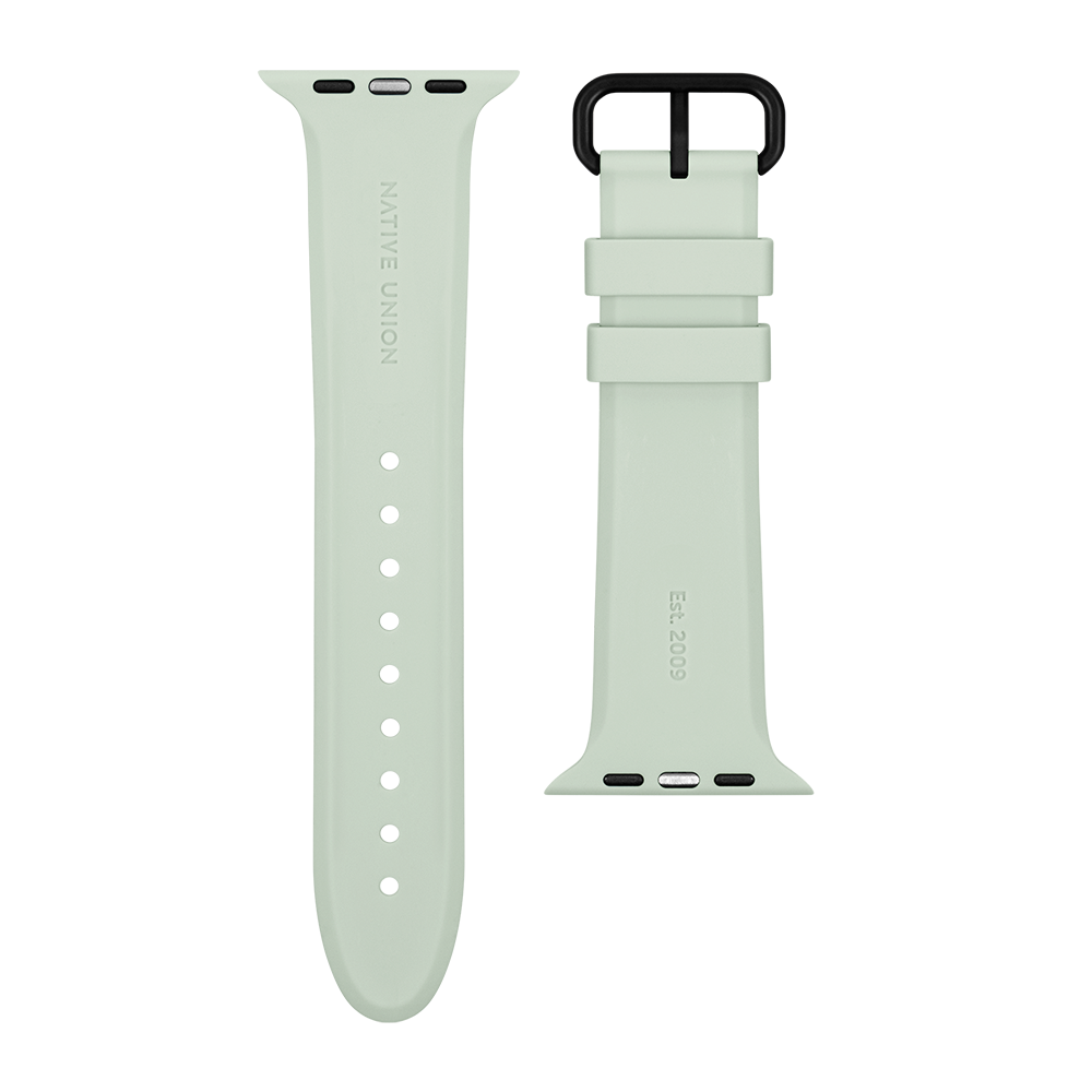 Ремінець Native Union Curve Strap Sage for Apple Watch 45mm/44mm/42mm (CSTRAP-AW-L-GRN)