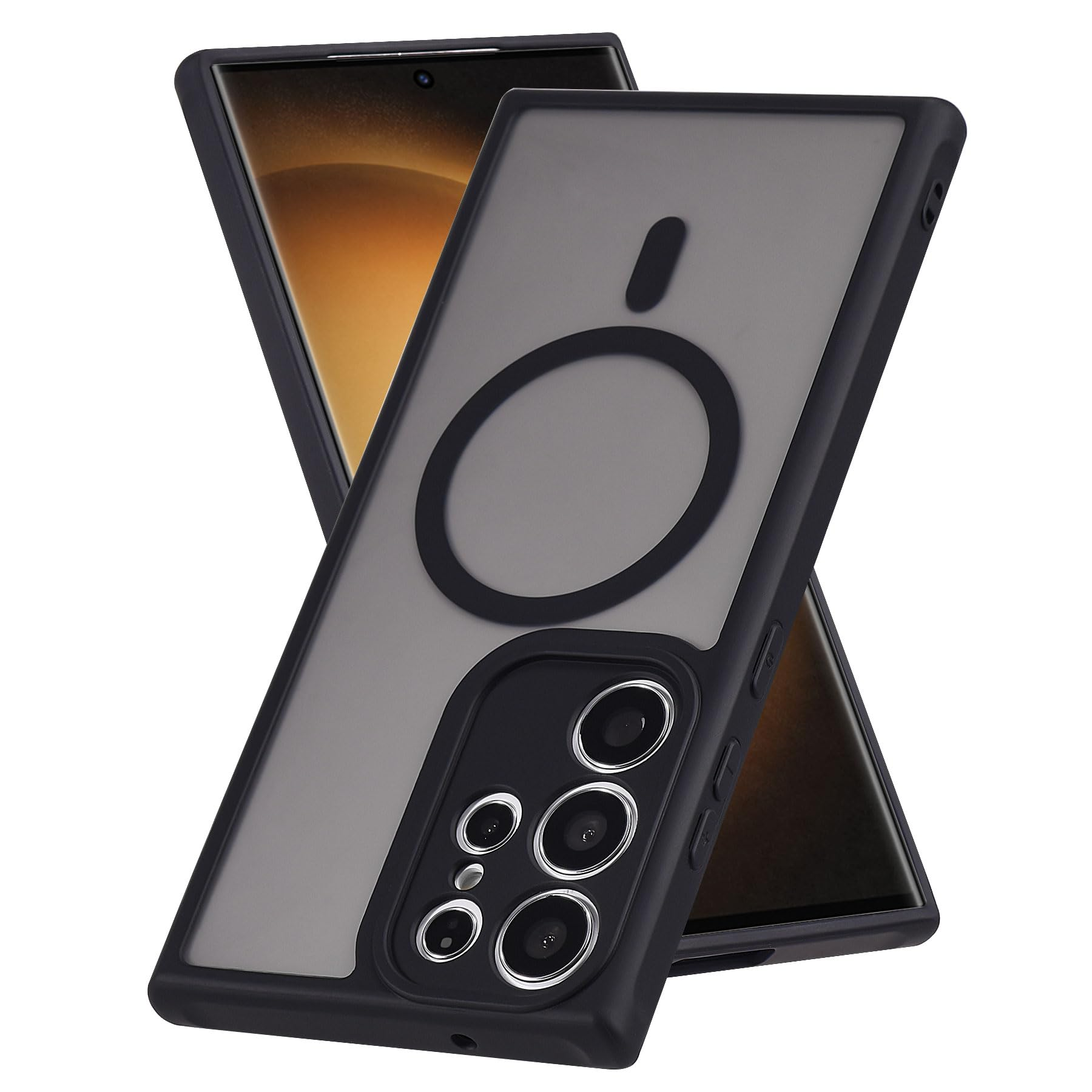 Чохол MaiKai Strong Magnetic Case для Samsung S23 Ultra (чорний)