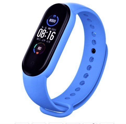 Ремінець Silicone Xiaomi Band 5/6 (небесно-блакитний)