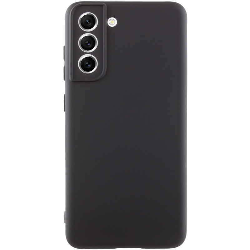 Чохол Silicone Cover Lakshmi (AAA) для Samsung Galaxy S21 FE (Чорний / Black)