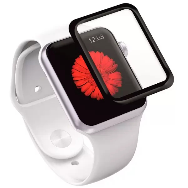 Захисне Скло 3D (full glue) для Apple Watch 44mm Black