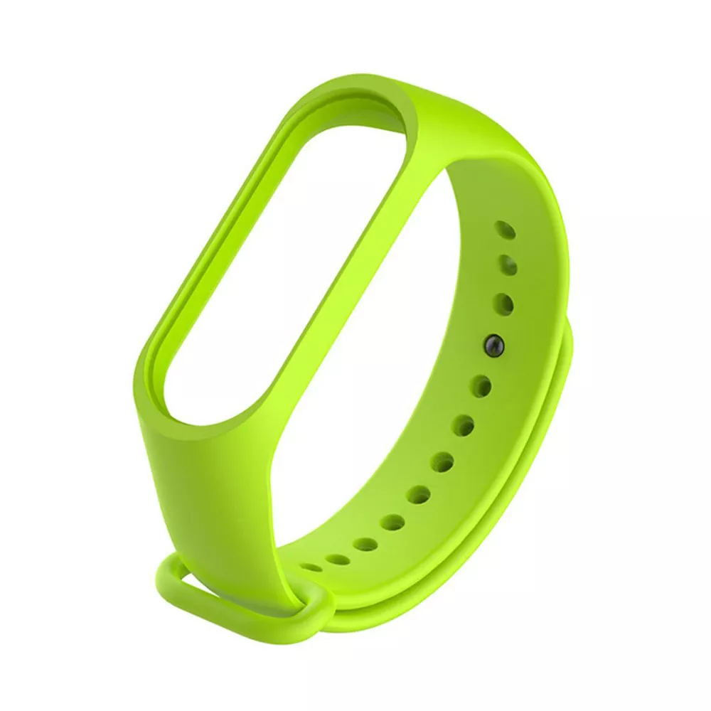Ремінець Silicone Xiaomi Mi Band 7 (лаймовий зелений)