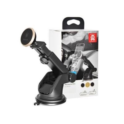 Тримач в машину Holder Baseus Solid Series Telescopic Magnetic Car Mount (срібний)