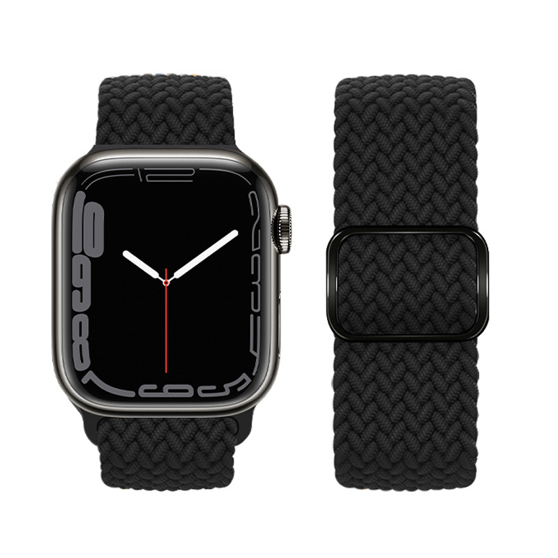 Ремінець для Apple Watch Hoco WA05 Jane Eyre series sliding buckle nylon strap (38/40/41mm) Black