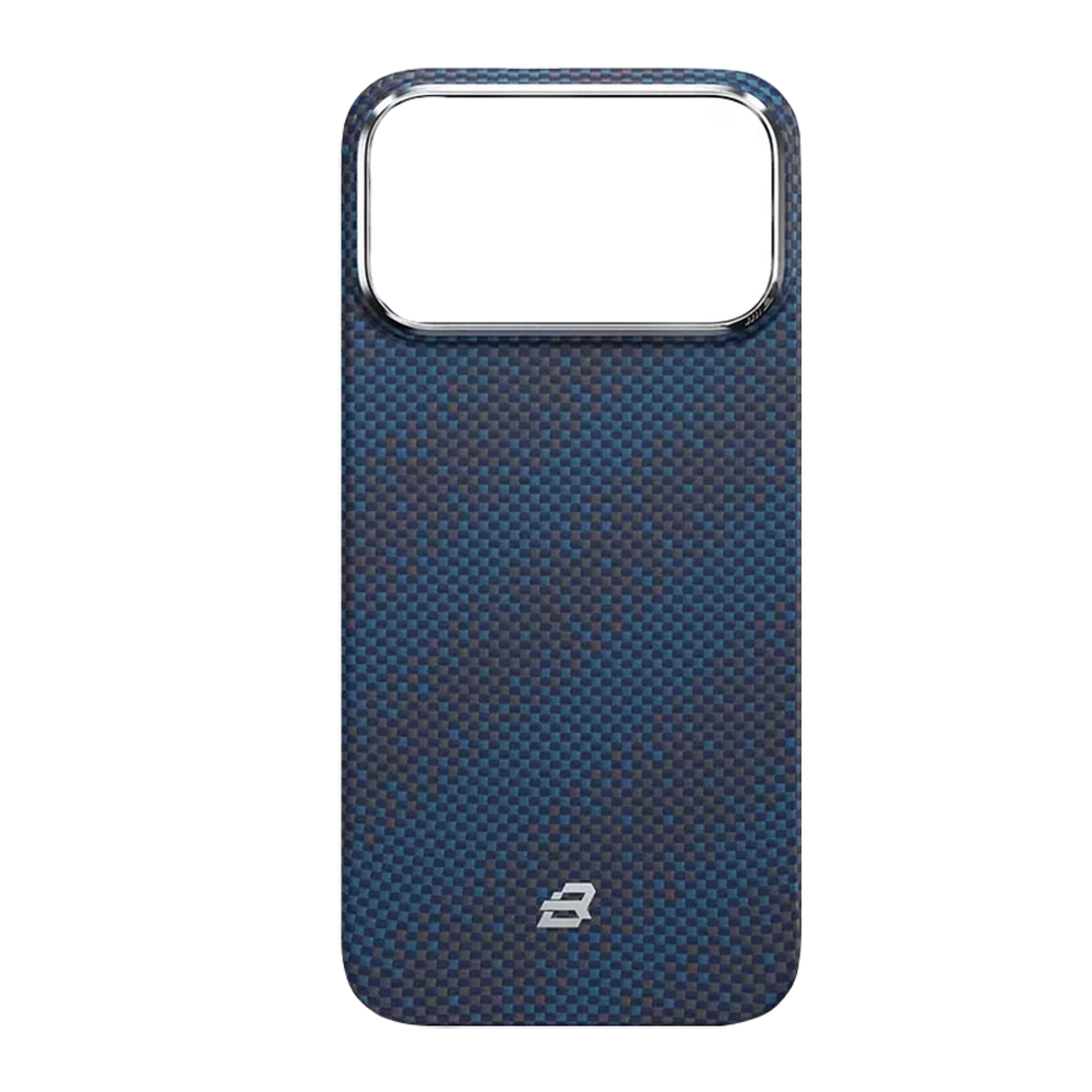 Чохол Blueo Gilded Tactile Woven Aramid Fiber Magnetic 600D Kevlar Ultra-Slim iPhone 17 Pro Max Blue