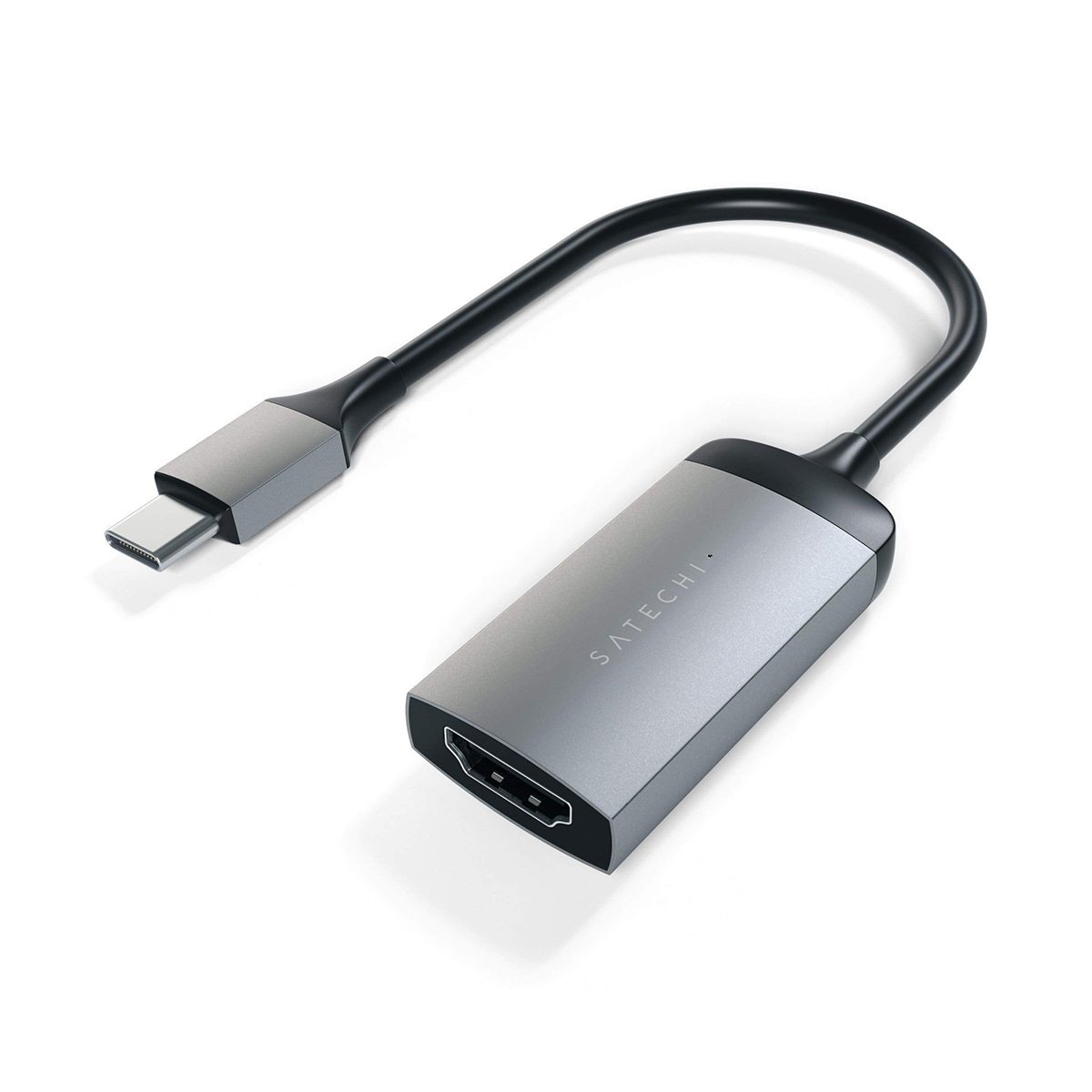 Перехідник Satechi Aluminum Type-C HDMI Adapter Space Gray (ST-TC4KHAM)
