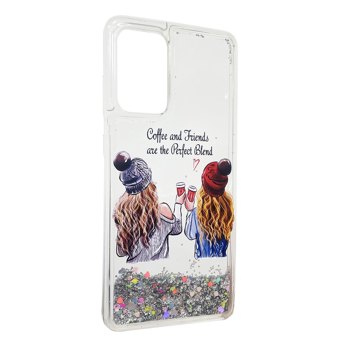 Чохол MaiKai Liquid Case для Samsung A72 4G (Coffee and Friends)