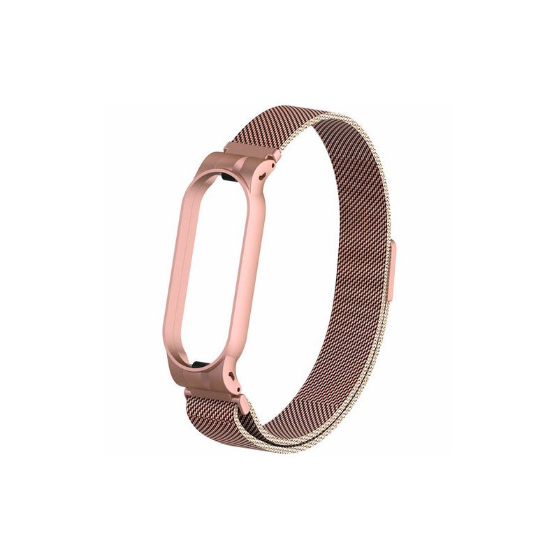 Ремінець Steel для Xiaomi Mi Band 5 - Rose Gold