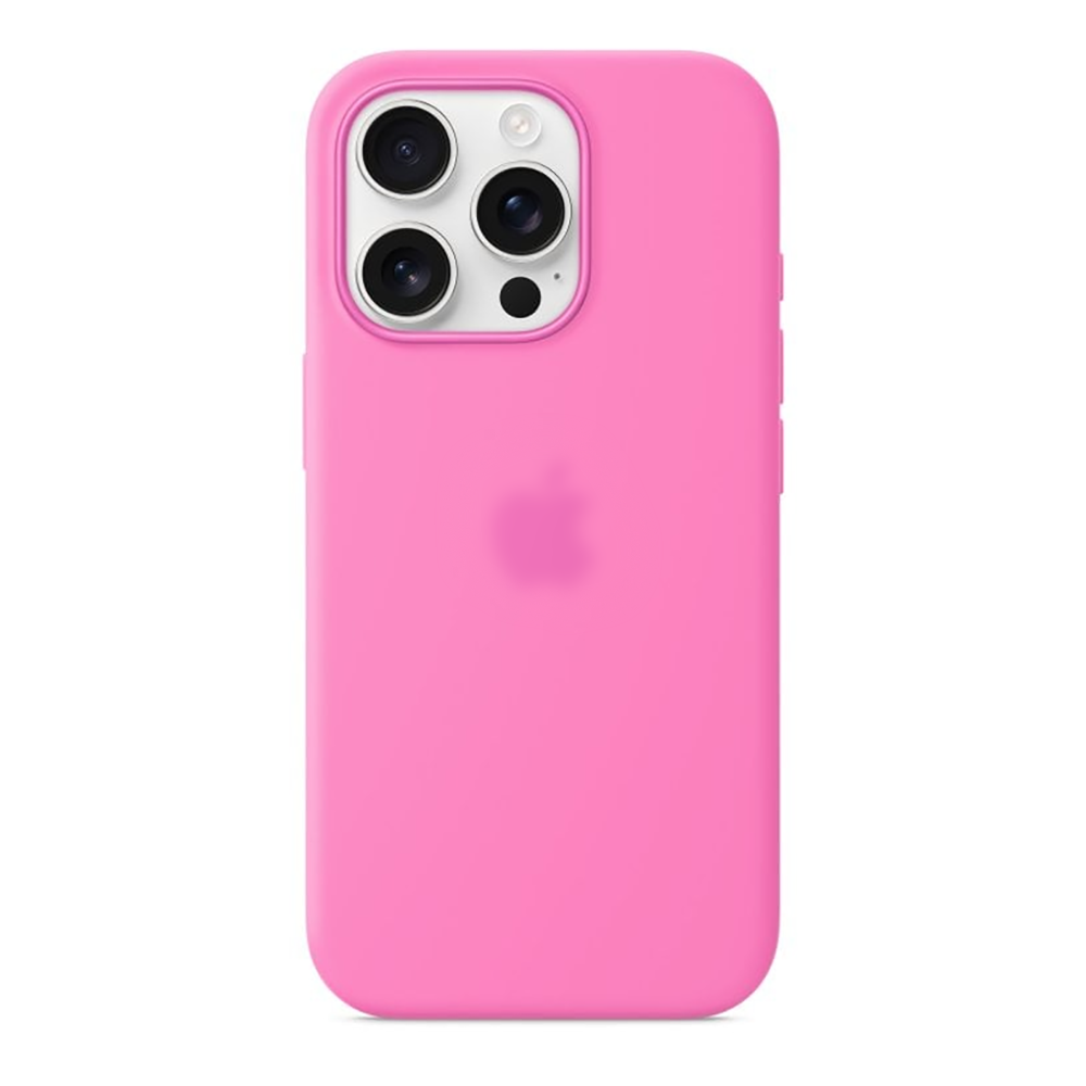 Чохол Silicone Case with Button, Animation & MagSafe iPhone 16 Pro, Peony (OEM)