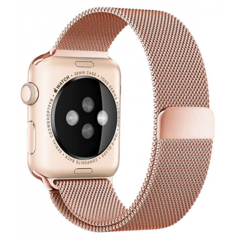 Ремінець MaiKai Milanese Loop Band для Apple Watch 38/40mm - Sand Gold