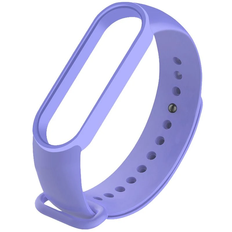 Силіконовий ремінець для Xiaomi Mi Band 5/6 (Бузковий/Elegant Purple)