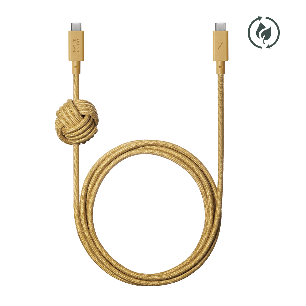 Кабель Native Union Anchor Cable USB-C to USB-C Pro 240W Kraft (3 m) (ACABLE-C-KFT-NP)
