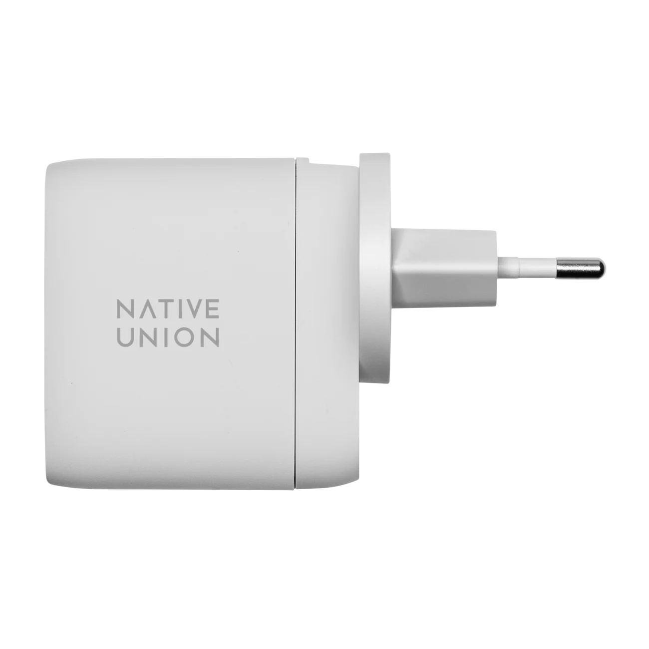 Зарядний пристрій Native Union Fast GaN Charger PD 67W Dual USB-C Port White (FAST-PD67-WHT-INT)