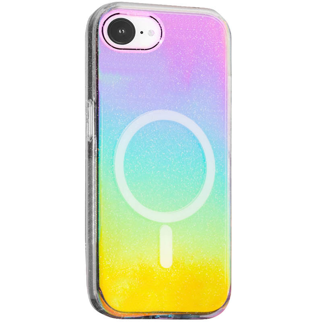 Чохол TPU Galaxy Sparkle (MagFit) для Apple iPhone 16e (6.1