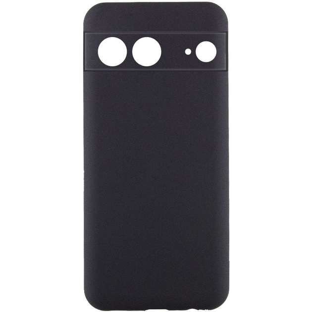 Чохол Silicone Cover Lakshmi Full Camera (AAA) для Google Pixel 8 (Чорний / Black)