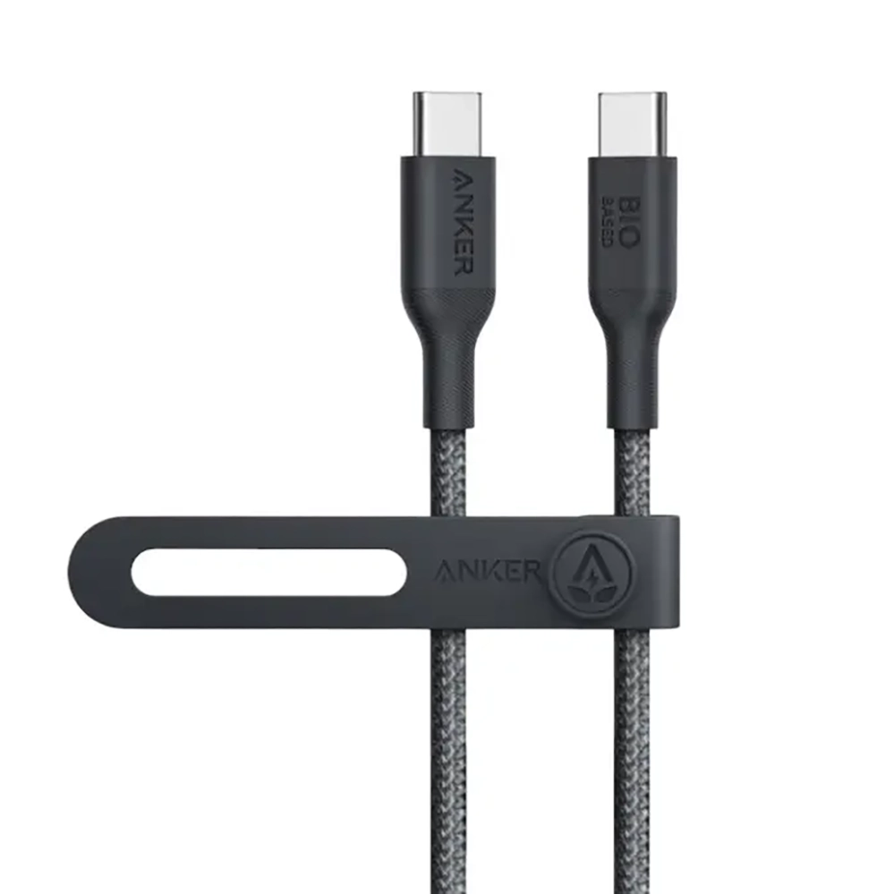 Кабель ANKER 544 USB-C to USB-C - 0.9m 140W Bio-Nylon (Чорний)