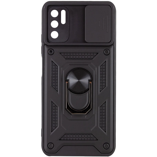 Чохол Camshield Serge Ring для Xiaomi Redmi 9C/10A (Чорний)