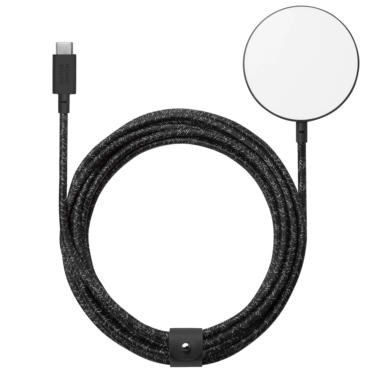 Бепровідний ЗП Native Union Snap Magnetic Wireless Charger Cosmos Black (SNAP-WL-COS)