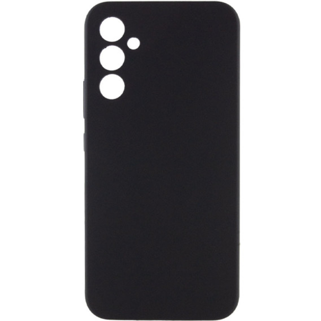 Чохол Silicone Cover Lakshmi Full Camera (AAA) для Samsung Galaxy A35 (Чорний / Black)