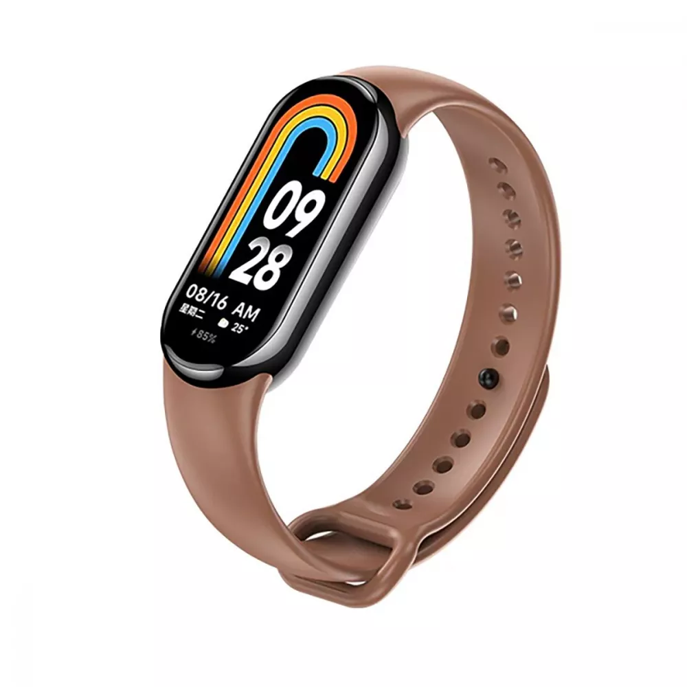 Ремінець Silicone Xiaomi Mi Band 8 (коричневий)