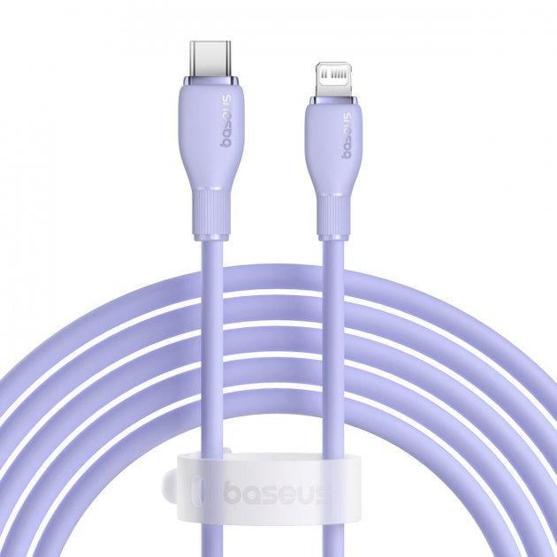 Кабель Baseus Pudding Series Type-C to Lightning 20W (1,2m) (фіолетовий)