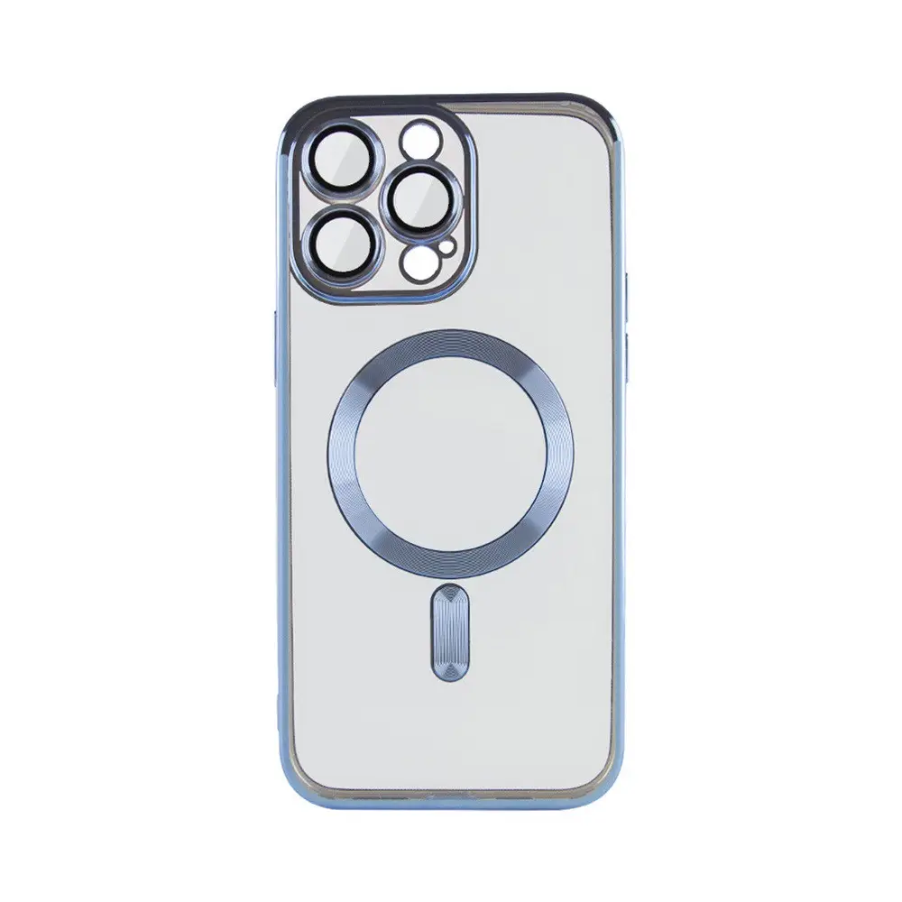 Чохол Husa Luxury MagSafe iPhone 13 Pro Max (Синій)